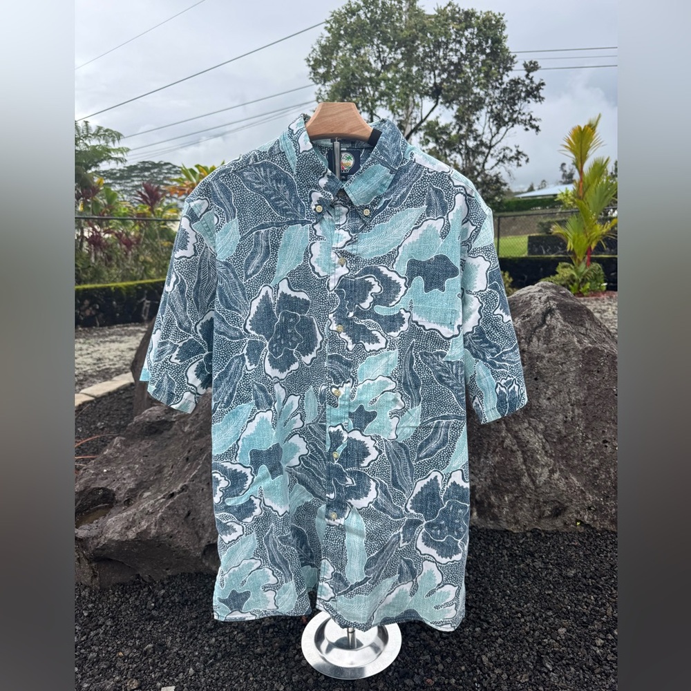 Reyn Spooner Hawaiian Shirt XL Classic Fit Floral Aloha Button Front